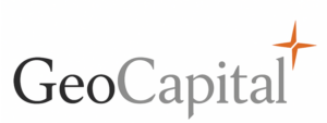 GeoCapital logo with orange star symbol.